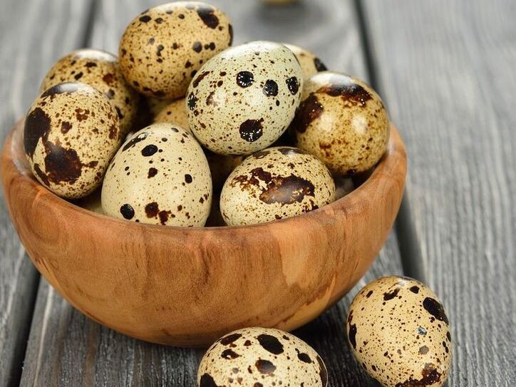 güc üçün bildirçin yumurtası